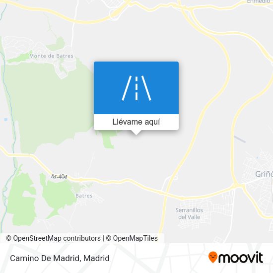 Mapa Camino De Madrid