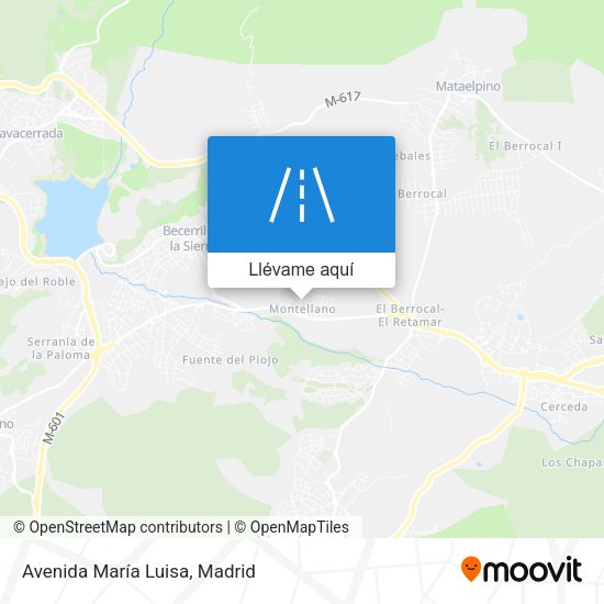 Mapa Avenida María Luisa