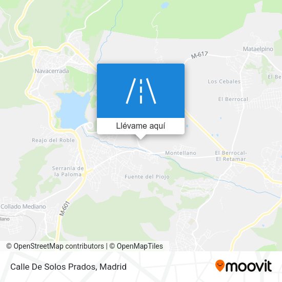 Mapa Calle De Solos Prados