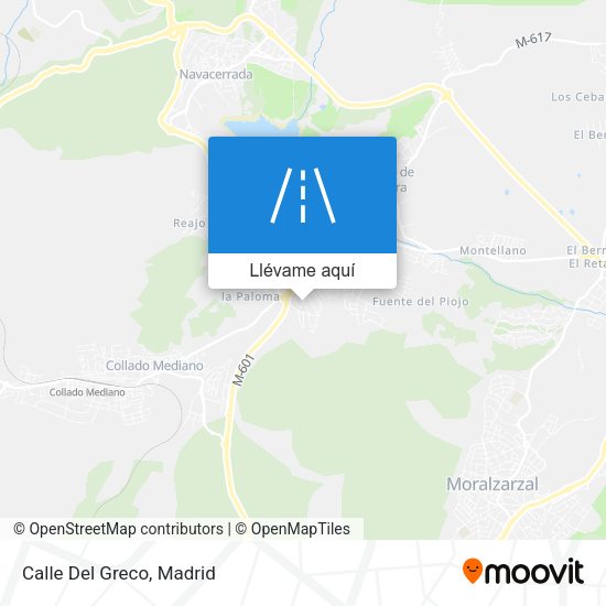 Mapa Calle Del Greco
