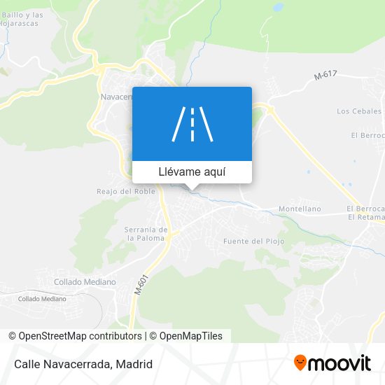 Mapa Calle Navacerrada