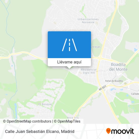 Mapa Calle Juan Sebastián Elcano