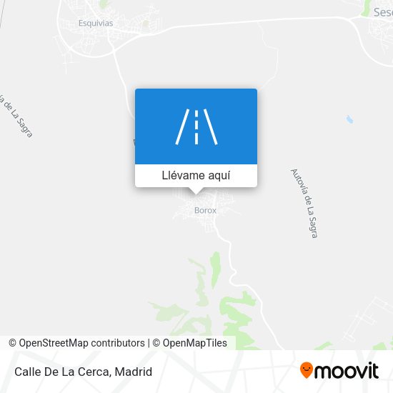 Mapa Calle De La Cerca