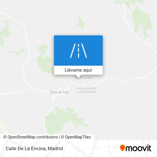 Mapa Calle De La Encina