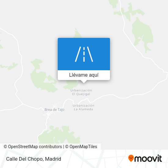 Mapa Calle Del Chopo