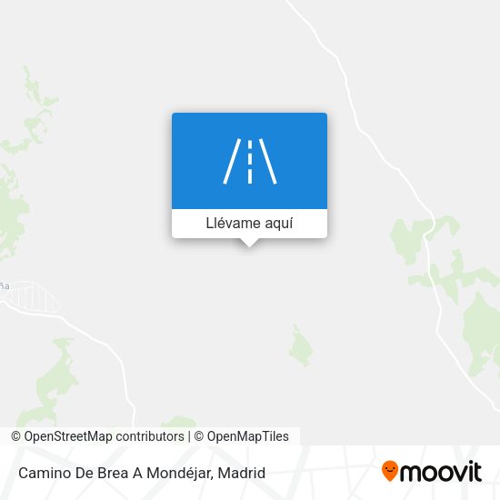 Mapa Camino De Brea A Mondéjar