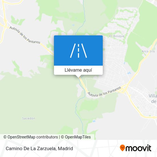 Mapa Camino De La Zarzuela