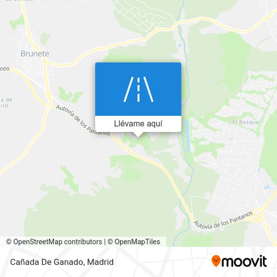 Mapa Cañada De Ganado