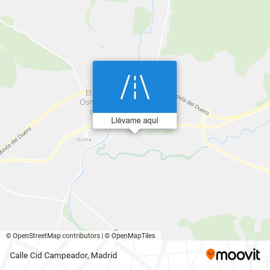 Mapa Calle Cid Campeador