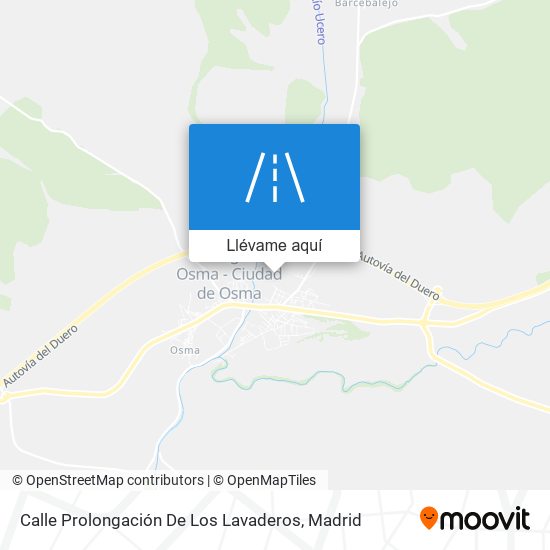 Mapa Calle Prolongación De Los Lavaderos