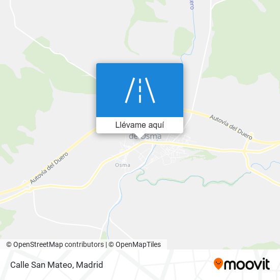 Mapa Calle San Mateo