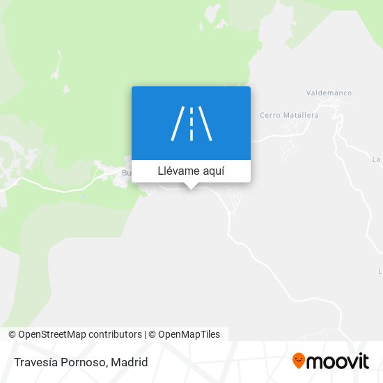 Mapa Travesía Pornoso