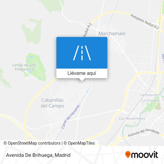 Mapa Avenida De Brihuega