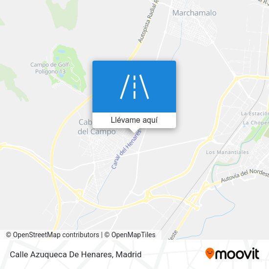 Mapa Calle Azuqueca De Henares