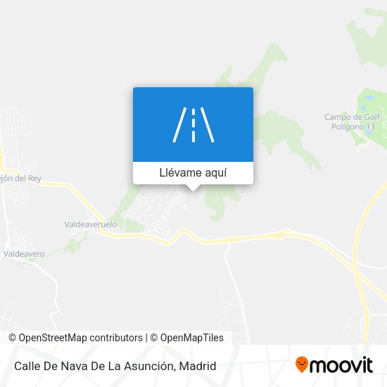 Mapa Calle De Nava De La Asunción