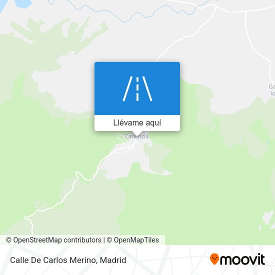 Mapa Calle De Carlos Merino