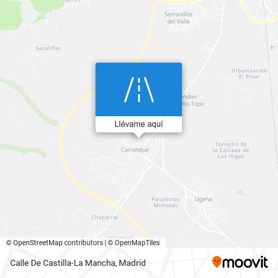 Mapa Calle De Castilla-La Mancha