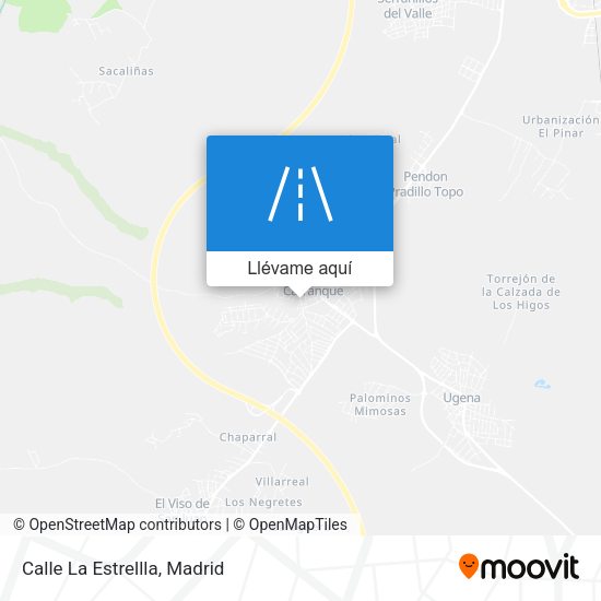 Mapa Calle La Estrellla