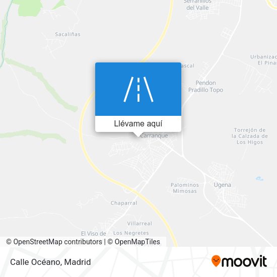 Mapa Calle Océano