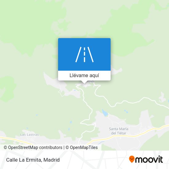 Mapa Calle La Ermita