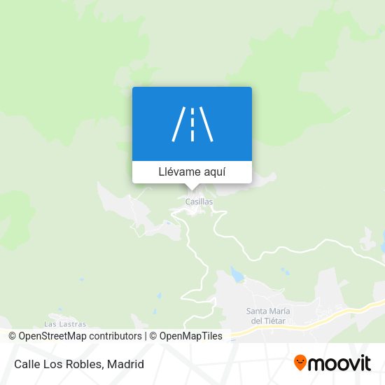 Mapa Calle Los Robles