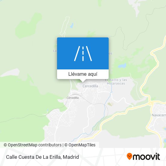 Mapa Calle Cuesta De La Erilla