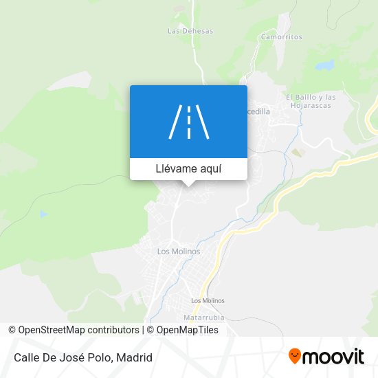 Mapa Calle De José Polo