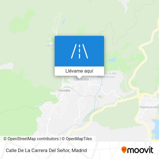 Mapa Calle De La Carrera Del Señor