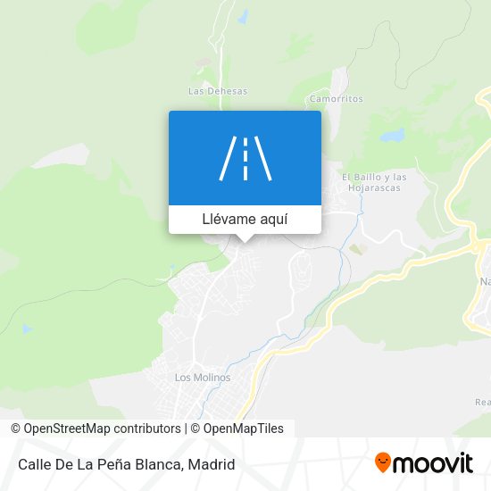 Mapa Calle De La Peña Blanca