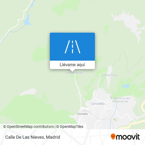 Mapa Calle De Las Nieves