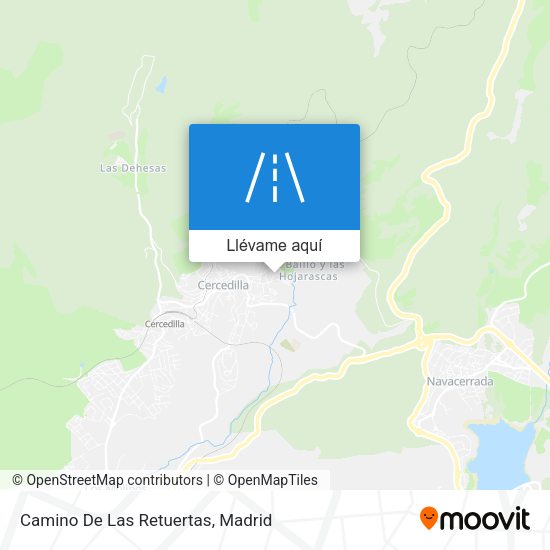 Mapa Camino De Las Retuertas