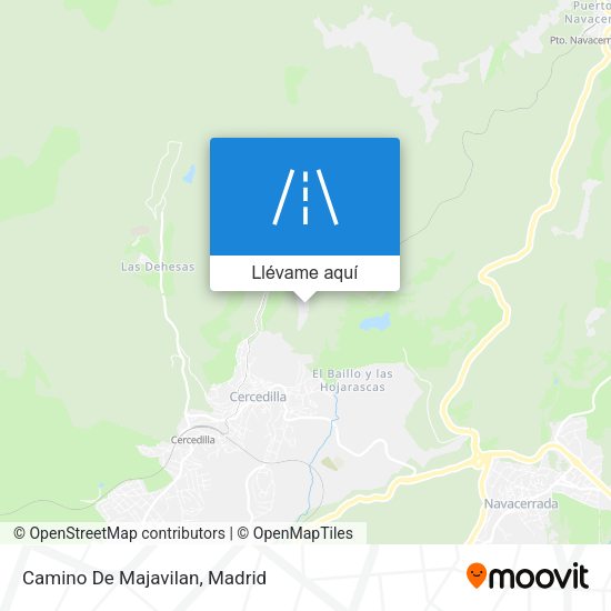 Mapa Camino De Majavilan