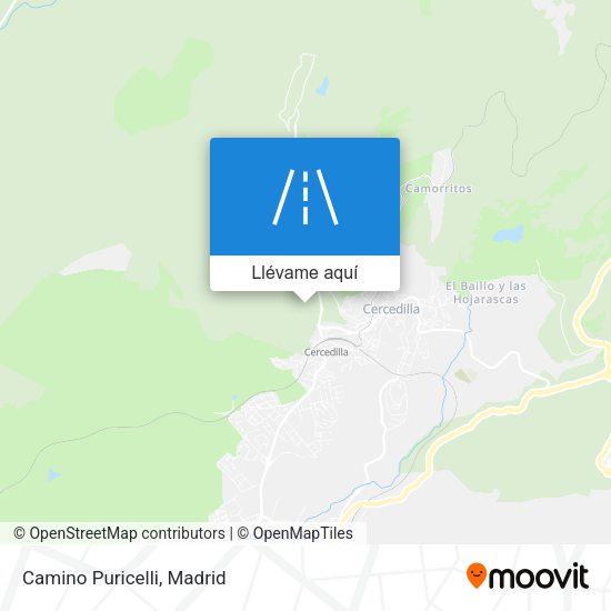 Mapa Camino Puricelli