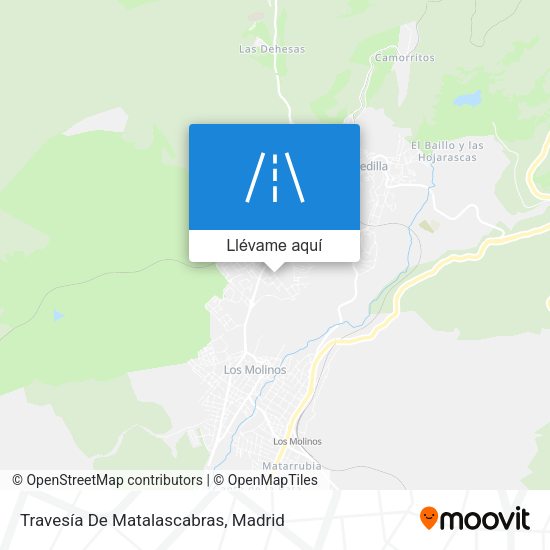 Mapa Travesía De Matalascabras
