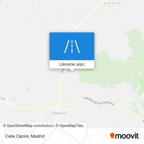 Mapa Calle Ciprés
