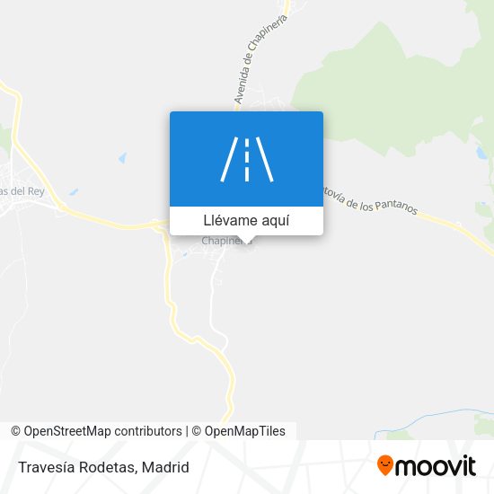 Mapa Travesía Rodetas