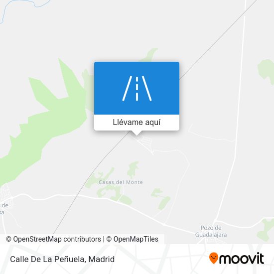 Mapa Calle De La Peñuela