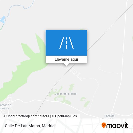 Mapa Calle De Las Matas