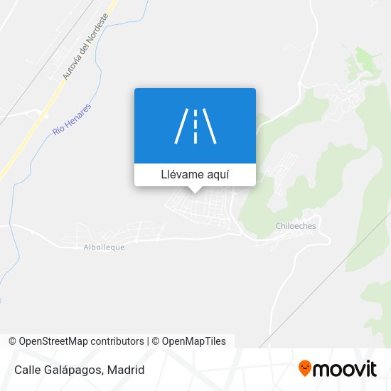Mapa Calle Galápagos