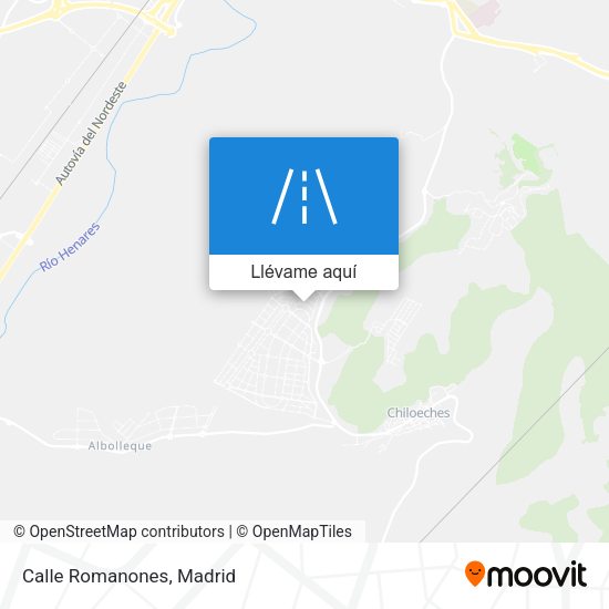 Mapa Calle Romanones