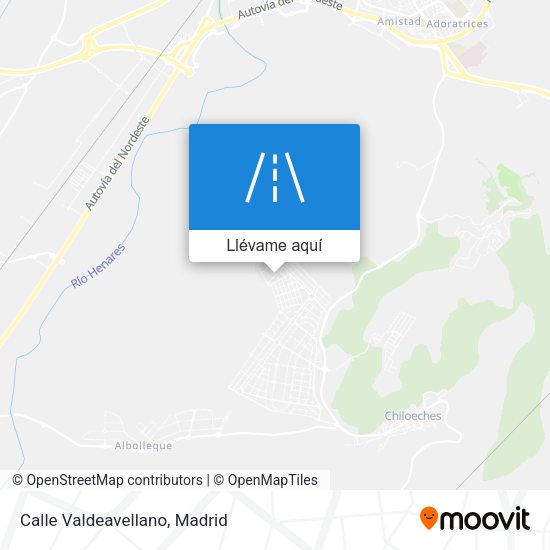 Mapa Calle Valdeavellano