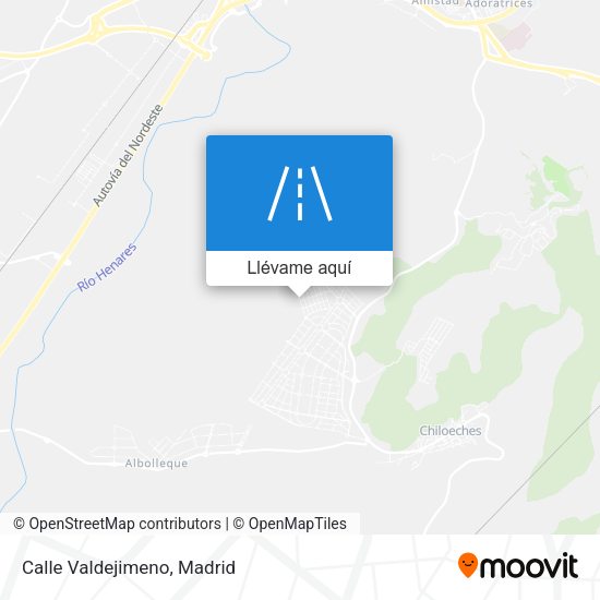 Mapa Calle Valdejimeno