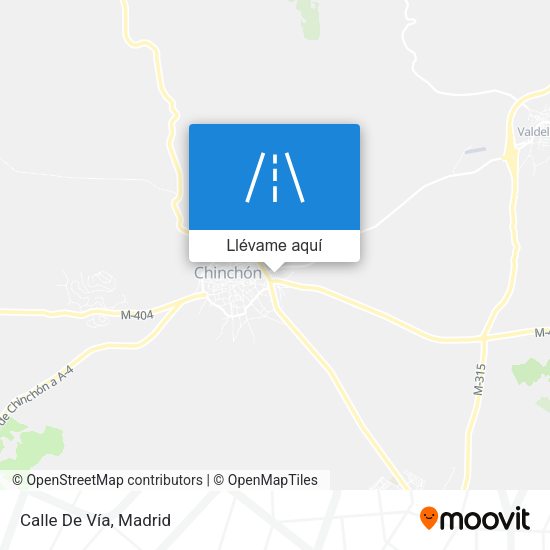 Mapa Calle De Vía