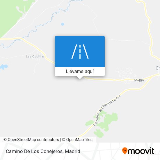 Mapa Camino De Los Conejeros