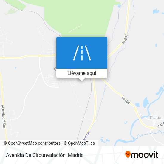 Mapa Avenida De Circunvalación