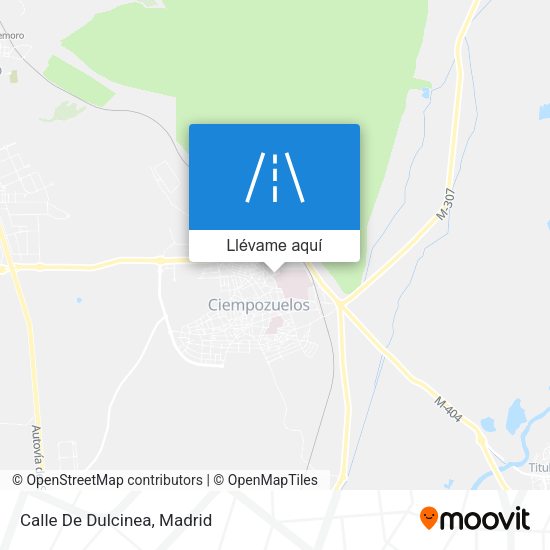 Mapa Calle De Dulcinea