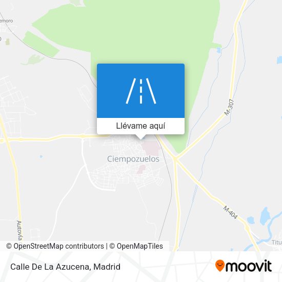 Mapa Calle De La Azucena