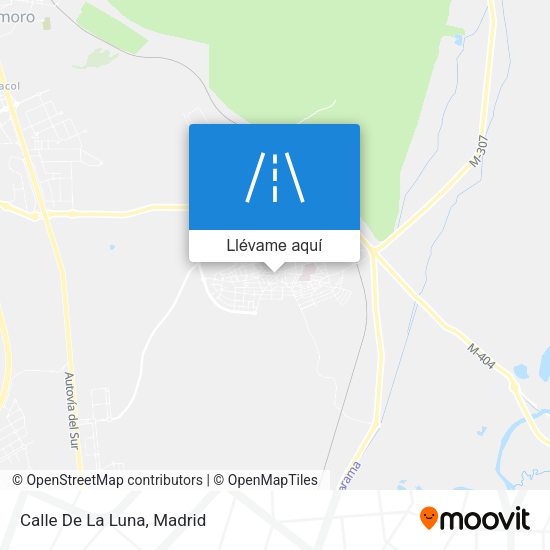 Mapa Calle De La Luna