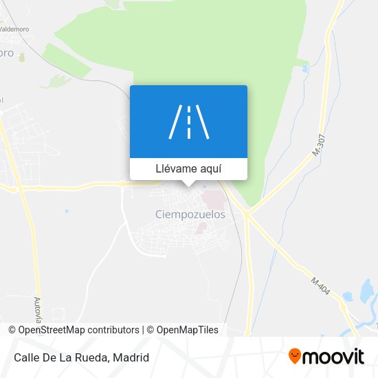 Mapa Calle De La Rueda