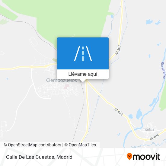 Mapa Calle De Las Cuestas